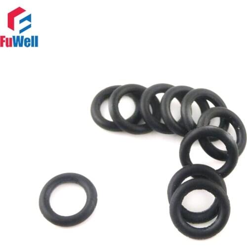 200pcs 2.4mm Thickness NBR O Ring Seals 37/38/39/40/41/42/43/44/45/46mm OD O-rings Hole Sealing Gaskets Washers for Automobile