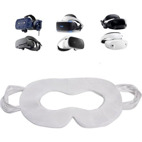 50PCS VR Mask Disposable Face Cover Mask Non-woven Sanitary Mask For Eye Infections Prevention Suitable For All VR Headsets