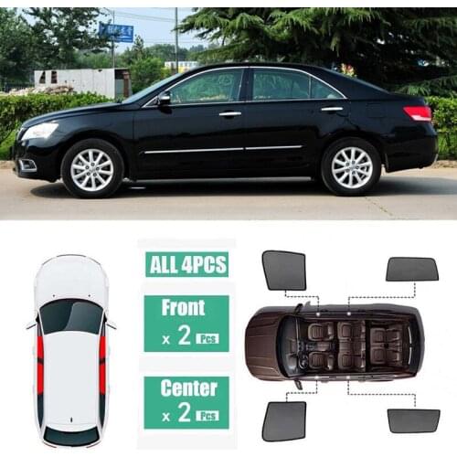 Side Windows Magnetic Sun Shade UV Protection Ray Blocking Mesh Visor Fit For Toyota Camry 2006-2012