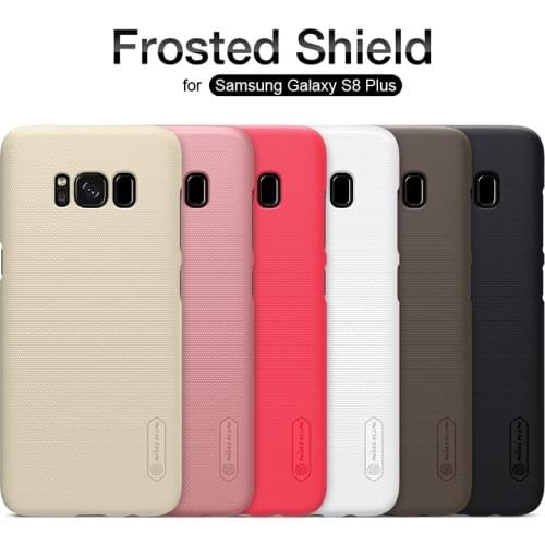 For Samsung Galaxy S8 Plus Nillkin Super Frosted Shield Hard Back Cover Case for Galaxy S8 Plus 6.2" Phone Case+Screen Protector