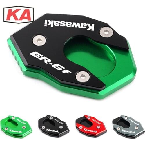 For KAWASAKI ER-6N ER-6F ER6N ER6F Er 6N 6N 2012-2016 2015 2014 Motorcycle CNC Kickstand Sidestand Stand Extension Enlarger Pad