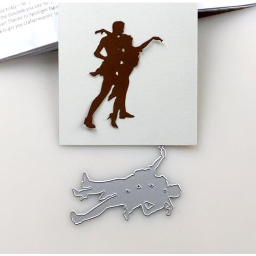DUOFEN METAL CUTTING DIES 2019 New dancing couples tango Waltz stencil for DIY papercraft projects Scrapbook Paper Album