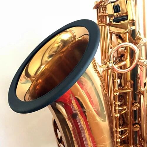 Saxophone Mute Dampener Silicone Bell Protector for Tenor Saxophone Parts