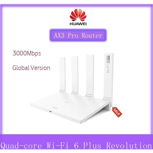 Global Version HUAWEI WiFi AX3 Pro Quad Core WiFi 6 + Wireless Router WiFi 5 GHz Repeater 3000 Mbps Amplifier NFC Easy Setup