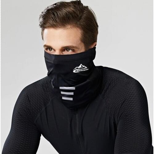 Summer Sunscreen Ice Silk Tube Face Mask Neck Gaiter Headwear Sports Scarf Bandana Headband UV Protection