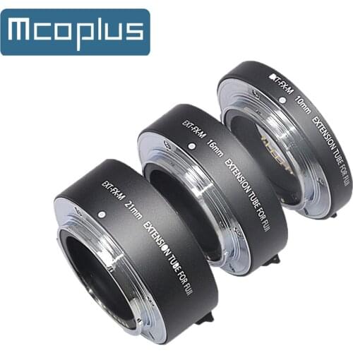 Mcoplus Metal Auto Focus Macro Extension Tube Ring for Canon EOS M M50 M100 M200 /SONY E Mount A6000 A6400 A6300 A7 /Fuji X Moun