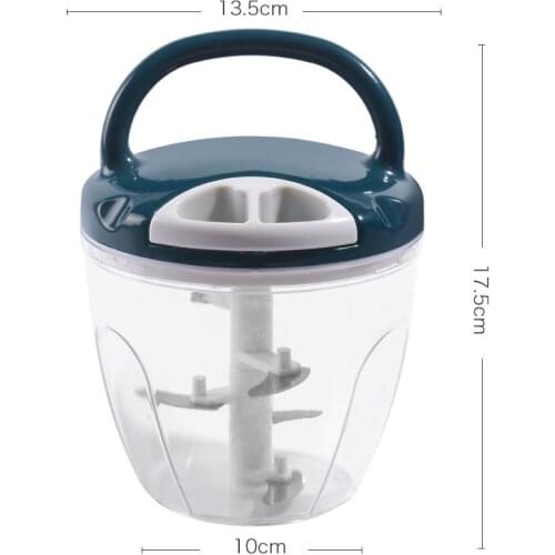 Multi Funcional Meat Grinder Yam Pounding Machine Manual Garlic Grinder Mixer Pull Chopper Triturador Manual Kichen Items EE50