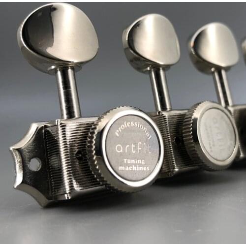 Guitar Machine Head Tuners Locking Deluxe for ST TL Guitar well Nickel and Gold