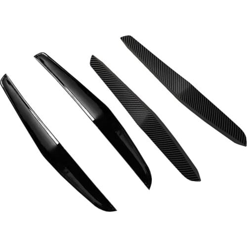 Front Bumper Lip Splitter Fin Air Knife Auto Body Kit Car Spoiler for Honda Civic FK8 Si Type-R 2019-2021