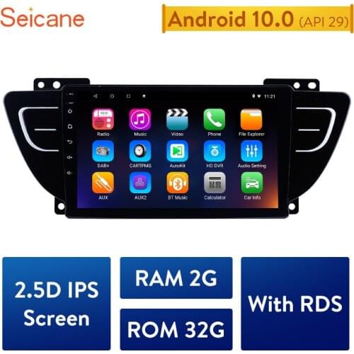 Seicane 2GB RAM Android 10.0 Car GPS Navigation Radio Multimedia Player for 2016 2017 2018 Geely Boyue support Carplay TPMS DVR
