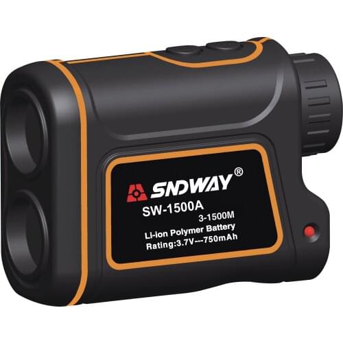 SW-1500A laser rangefinder hunting monocular telescope 1500M astronomic camping golf trena laser meter distance