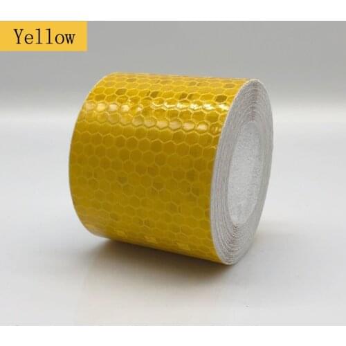 5cmx1m Reflective Bicycle Stickers Adhesive Tape for Bike Safety White Red Yellow Blue Bike Stickers Bicycle Accessories
