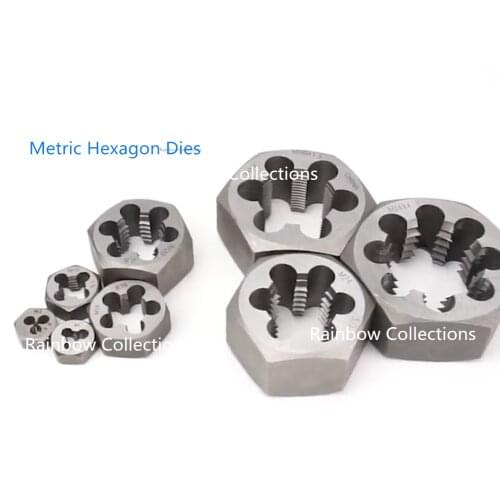 High Quality M10 Fine teeth/Standard Type Carbon steel Metric Hexagon Dies Pipe thread Dies Water pipe Dies
