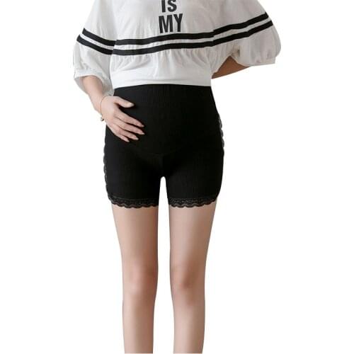 Women Pregnant Shorts Maternity Lace Elastic Soft Abdomen Short Pants Pregnancy шорты для беременных pantalones cortos Clothes