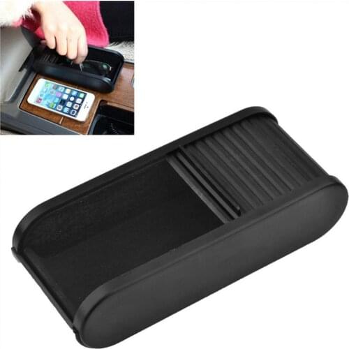 Vehicle Decor Sliding Open Case Telescopic Lock Container Console Organize Box Stowing Tidying Органайзеры в багажник organizer