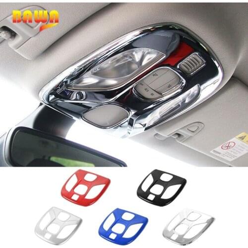 BAWA Interior Mouldings ABS Reading Light Cover Panel for Jeep Compass 2017 UP Car Reading Lamp Decoration Frame
