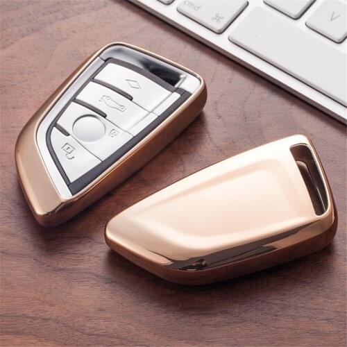 New Soft TPU Car Key Case Cover For Bmw X1 X6 X7 X4 X3 F25 E90 M3 M2 M4 F10 E70 F31 G30 E87 F11 X5 G05 I3 E60 G20 Keychain Ring