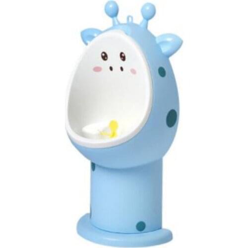 Baby Boy Potty Toilet Training Children Stand Vertical Urinal Boys Pee Infant Toddler Wall-Mounted Hook Potty Toilet Blue