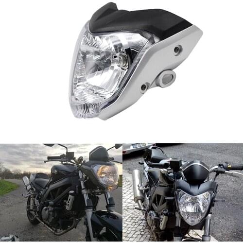 NEW-Motorcycle Headlight Head Light with Bulb Bracket Assembly head light lamp Light for Yamaha Fz16 Ys150 Fzer150