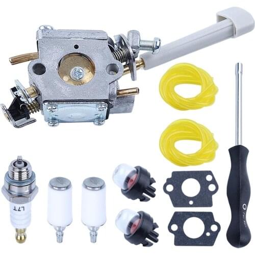 Carburetor and Carb Adjusting Tools For Ryobi BP42 RY08420 RY08420A w Fuel Filter Line Replace 308054079 530069247