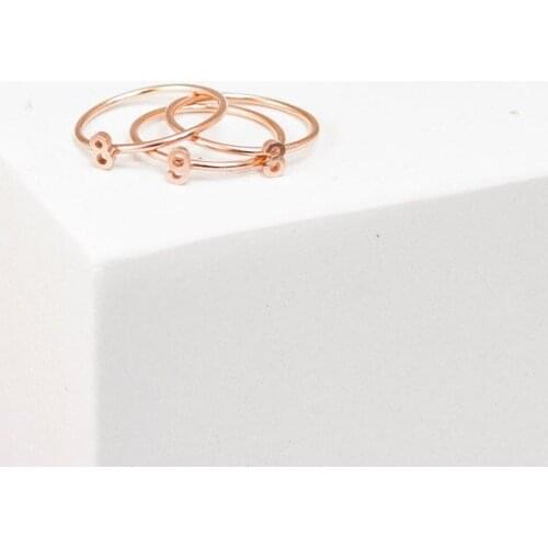 Custom Name Rings Initial Ring Stainless Steel Adjustable Personlized Year Knuckle Rings Women Fashion Jewelry Rings girl Gift