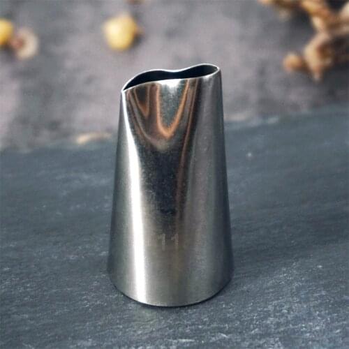 #118 Piping Nozzle Decorating Icing Tip For Creating Flower Rose Petal Shape Baking Pastry Tool Bakeware Piping Head Medium Size