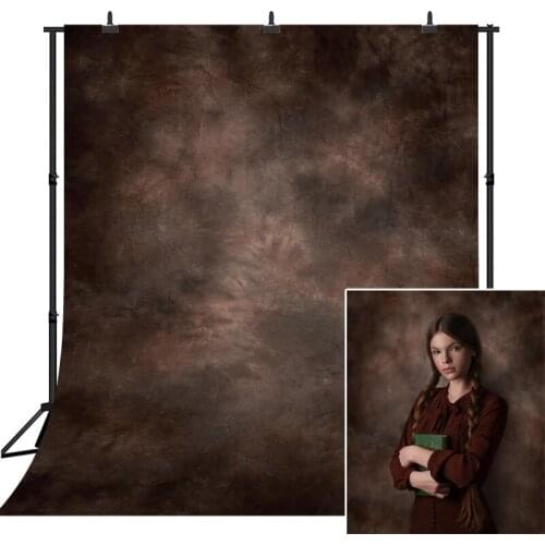 Retro Brown Abstract Texture Photography Backdrop for Photo Studio Children Kids Old Master Portrait Background Photocall Props