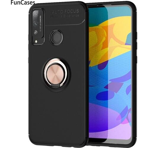 Creative Magnetic Ring Bracket Soft TPU Cover For Huawei Honor X10 Max Phone Case Play 4T 30 Enjoy 20 Plus Lite 4 Pro Z 10X 30S