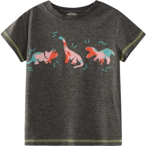 Summer Girls Fashion Children Boys Short-sleeved T-shirt Cotton Baby Tops Kids Tops Clothes