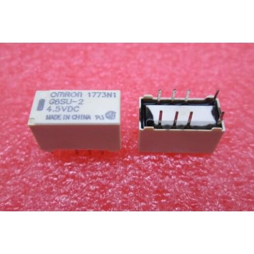 NEW relay G6SU-2 4.5VDC G6SU-2-4.5VDC G6SU2 4.5VDC DC4.5V 4.5V DIP8