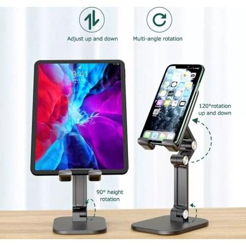 HOT Portable Multi-angle Sport Folding Adjustable Tablet Stand Holder Accessories For iPhone iPad Pro Samsung Desk Phone Support
