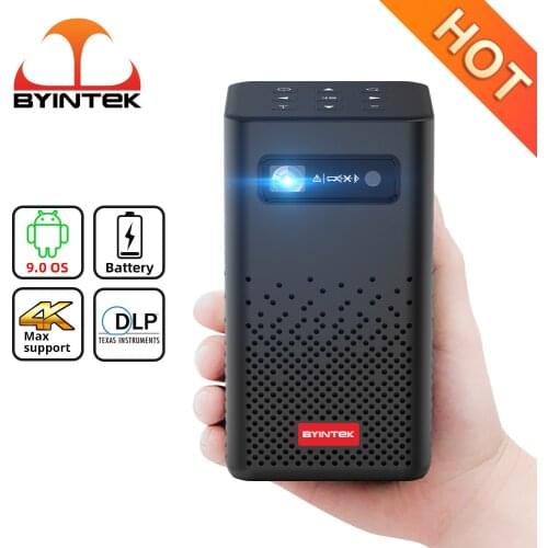 BYINTEK P20 Mini Portable Pico Smart Android 1080P LED Home Theater DLP Projector for Mobile Smartphone Cinema