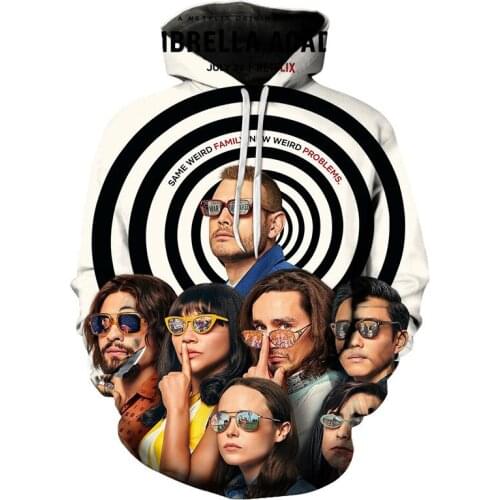 The Umbrella Academy Pullover Hoodies Long Sleeve Sweatshirt Boys Girls Men Women Clothes Parent-child Cartoon Coat