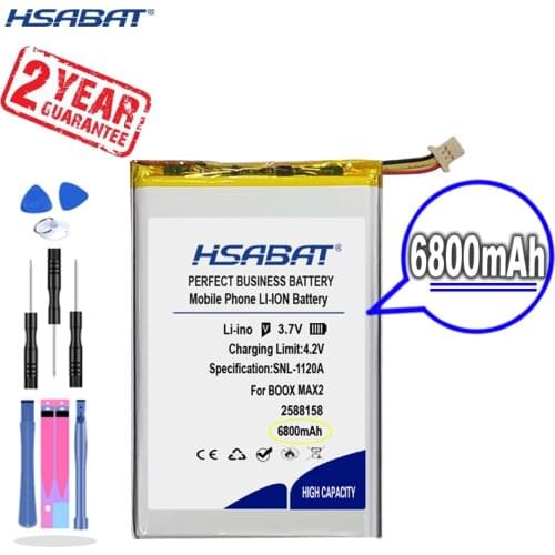 Top Brand 100% New 6800mAh Battery for Onyx Note lite BOOX MAX2 2588158 Ebook in stock