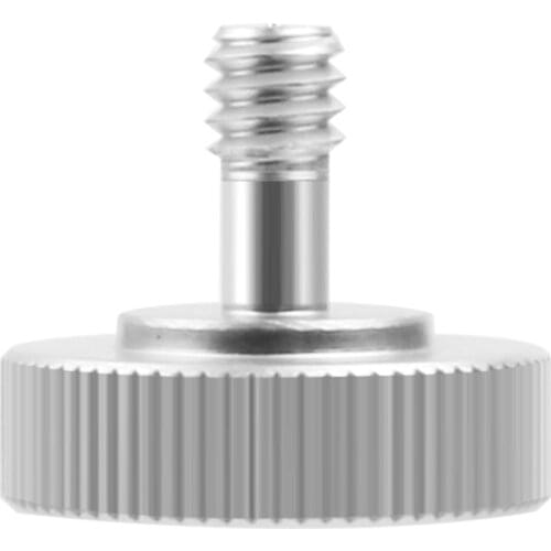 2Pcs 20mm 1/4"Male to Female Socket Screw Adapter Thumb Knob Tripod Cameras Stand L Type Flash LED Bracket Mount Accessories