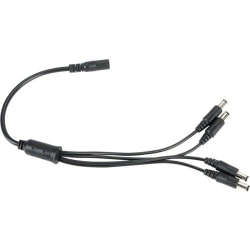 2pcs/ lot 1 to 2/4 DC Power Female to Male Splitter Adapter Cable Wire