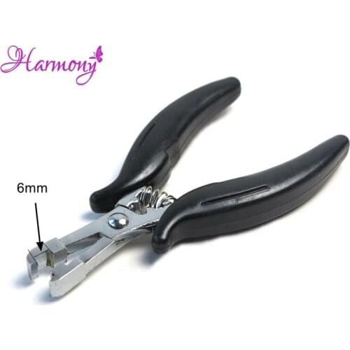 5pcs Pliers Heat Glue Keratin Bonding Square Tip Hair Extension Pliers Micro Rings Removal Hair Extension Pliers