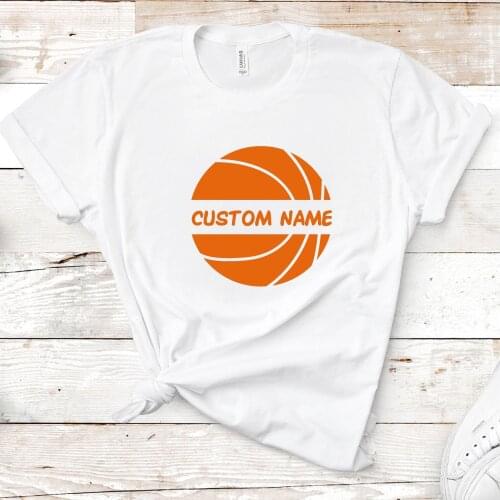 Harajuku Glitter Basketball Print Top Women T-shirt Casual Ladies Basic O-collar Short Sleeved Women T-shirt Girl,Drop Ship