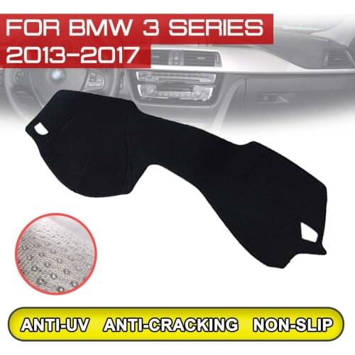 For BMW 3 Series 2013 2014 2015 2016 2017 Car Dashboard Mat Anti-dirty Non-slip Dash Cover Mat UV Protection Shade Sticker