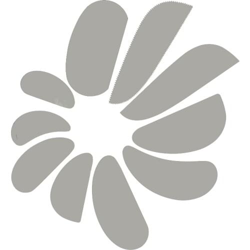 Clay Sculpture tool Pottery Molding Ceramics Sharp Steel Cutter Tools Scraper Crafts Pack of 10