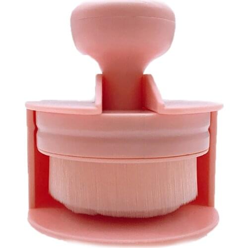 Makeup Brush Stamp Push-Pull Portable Foundation Powder Brushes Liquid Makeup Blush O Shape Seal Stamp Cosmetic