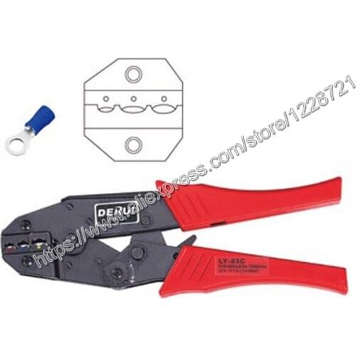 LY-03C strength-saving mini-typeFor Insulated Terminals crimping plier CRIMPING PLIER 1.0-6.0 mm2 AWG 22-10