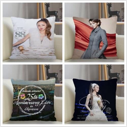 Musife Custom Namie Amuro Pillowcase Sofa Decorative Cushion Cover Pillowcase Home Decor Decoration Pillowcase