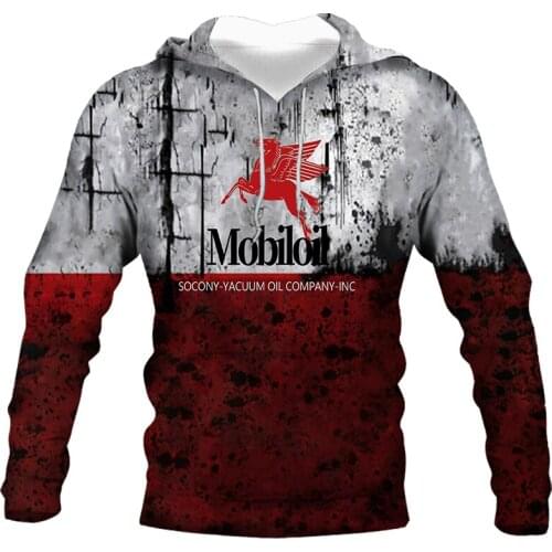 Autumn and winter new mens hooded sweater 3D printing pullover sportswear long-sleeved sweater casual hoodie