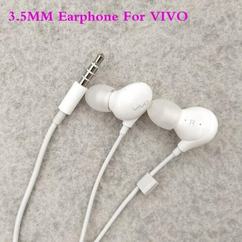 New 3.5mm Earphone Hi-Fi Headset Built-in Microphone With Wired Contorl For VIVO X30 X27 X23 X21 Nex Z5 Z3 Z1 Y93 X9Plus Y6,Oppo