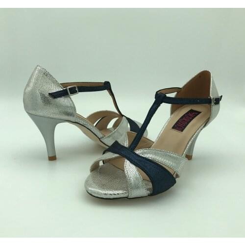 Sexy NEW Argentina Tango Dance Shoes Wedding Shoes Party Shoes for women Flamenco shoes leather outsole T6295CSDBLL 7.5cm heel