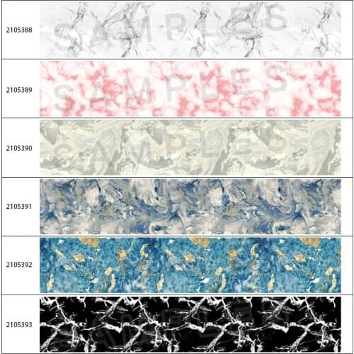 Marble Texture Printing Grosgrain Satin Tape Ribbons 10yards DIY Handmade Accessories Decoration