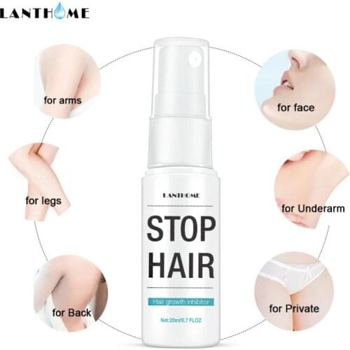 Inhibits Hair Growth Sprays Facial Removal Spray Whole Body Prevents Hair Growth Painless Mild Removal Sprays Moisturizing