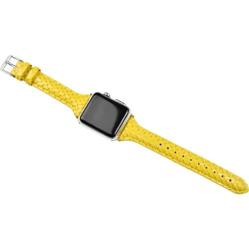 Serpentine Leather for Apple Watch Slim Bands 38MM 40mm 42MM 44mm for iWatch Womens Strap Classic Wristband Series 6 5 4 3 2 1