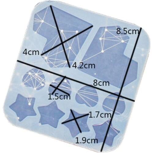 Handmade Barrettes Silicone Epoxy Resin Molds DIY Hair Pin Acrylic Mold Alligator Hair Clip Molds Jewelry Making Tools